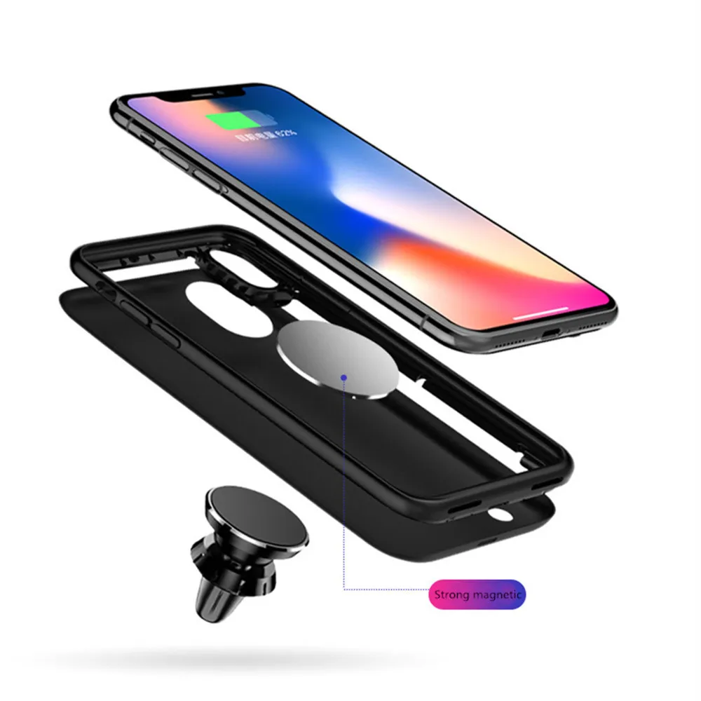 3800 мАч Расширенный телефон батарея мощность Чехол для iPhone x резервный источник