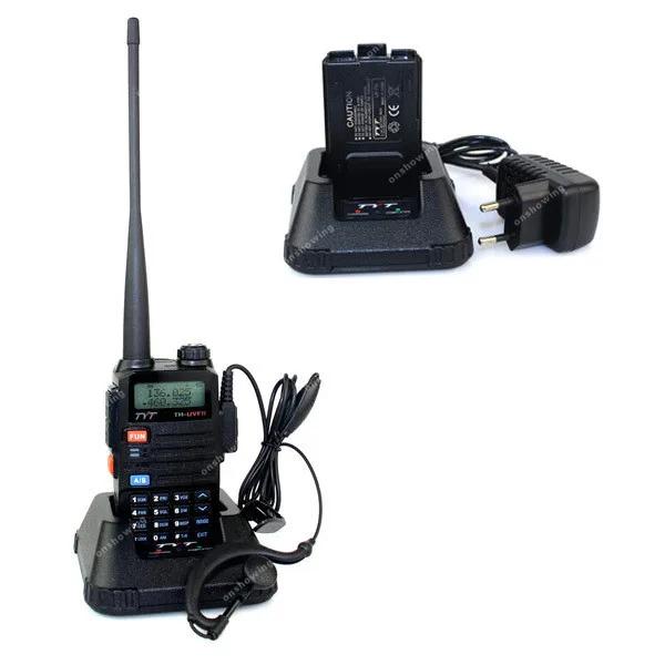 Новый Радио Walkie Talkie TYT TH-UVF11 256CH УКВ + UHF 5 Вт VOX FM радио Двойной PTT SOS Аварийного