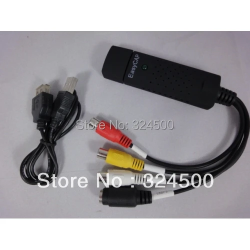 Карта видеозахвата Fpv usb 2 0 Easy CAP DC60 TV DVD VHS Аудио AV Easycap DVR адаптер устройство