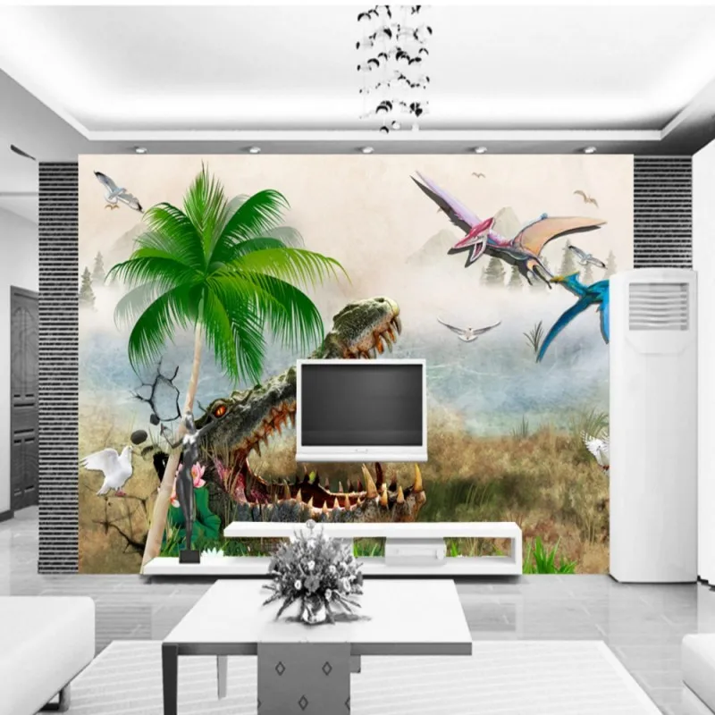 Дропшиппинг обои граффити Коломак Красивые Ретро крокодиловые для детской