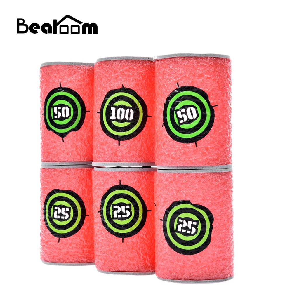 Bearoom 6 шт. Airsoft Пистолетная Пуля пистолеты Target Dart стрельба Дартс пены пистолет EVA