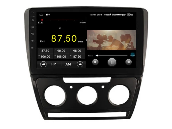Deluxe Edition автомобильный Android 9 0 плеер для Skoda Octavia SUPERB автомобильные планшеты с 4G Lite