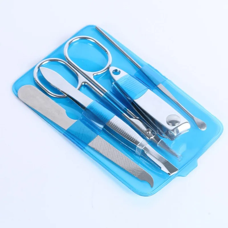 Manicure Set Pedicure Tools Kit Nail Clipper scissors Travel KIt Cutter | Красота и здоровье