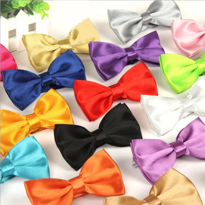 Mutliple цвет сплошной Хорошее качество скидка Регулируемая бабочка галстук-бабочка