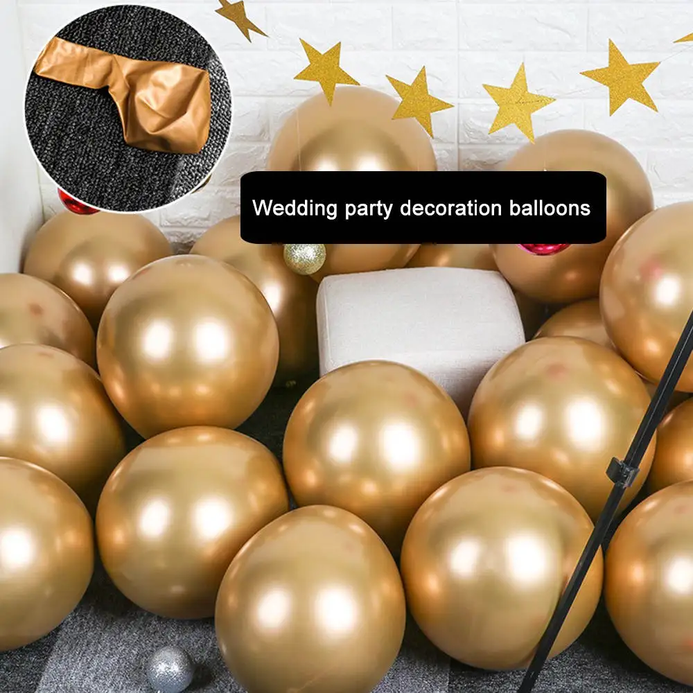 50Pcs 12Inch Aluminium Foil Lovely Round Balloons Birthday Wedding Party Decor Balloons Set Wedding Party Balloon Suppliers