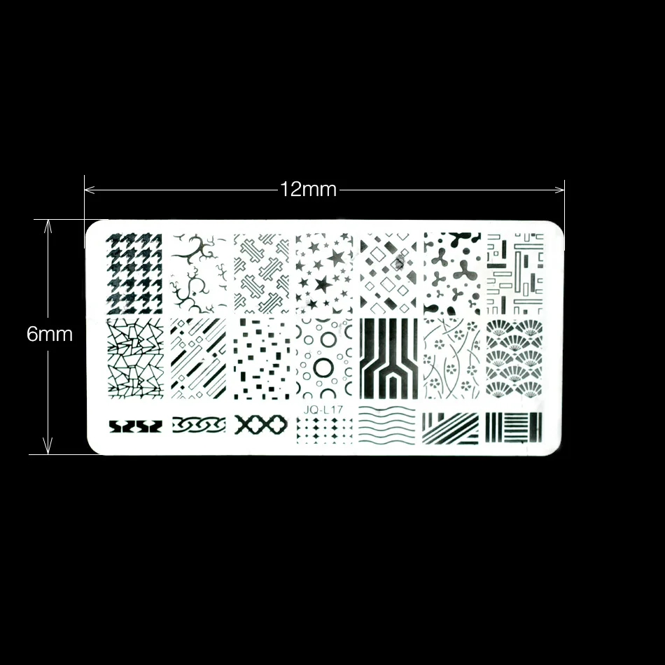Шаблон для ногтей дизайн печать штамповки пластины трафарет красоты Инструменты