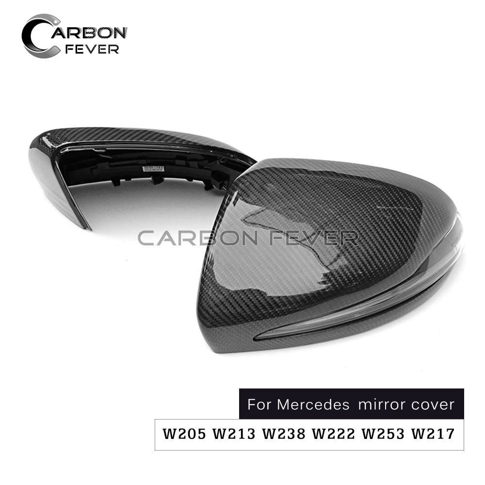 Для Mercedes W205 E W213 C238 S W222 C217 GLC X253 крышка зеркала из углеродного волокна|side mirror cover|carbon