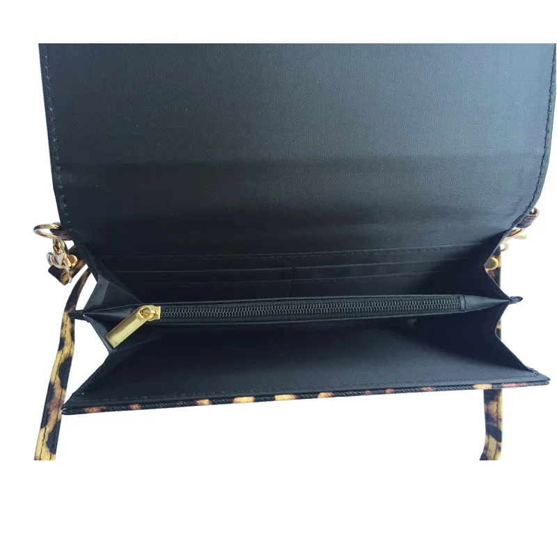 Зеркальный Солнечный Новый Леопардовый женский длинный кошелек из