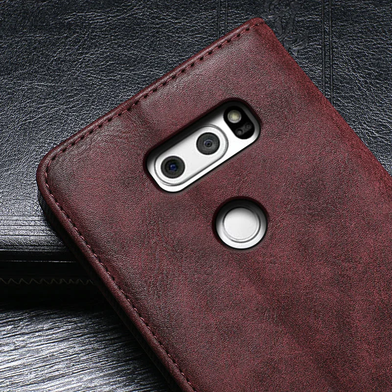 Чехол для телефона LG V30 чехол Кожаный слайдер Роскошные защитный + плюс H930 H933 Fundas с