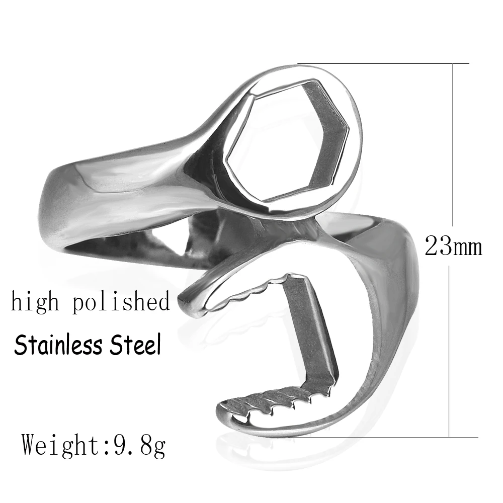 Мужское кольцо из нержавеющей стали в стиле панк|jewelry stainless steel|jewelry stainlessstainless steel