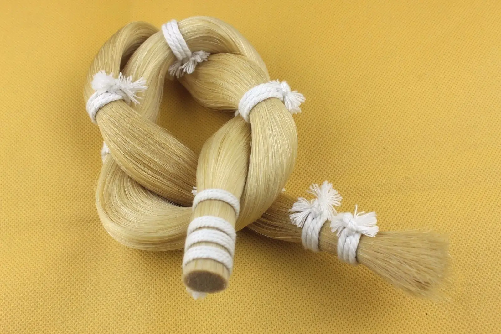 

500 g Good quality White Mongolian Horse Hair in bulk Violin Bow hair 95 cm