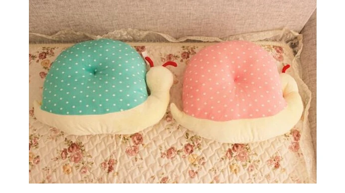 Free shipping 45*35cm plush animals snail high quality soft stuffed pillow cute dot baby toy four colors birthday gifts | Игрушки и