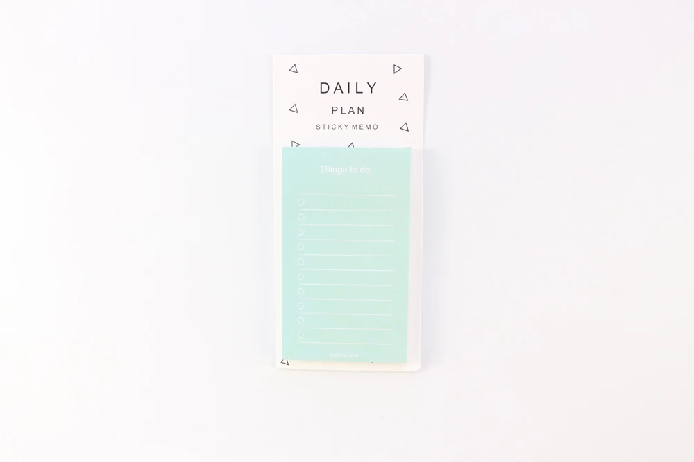 Милый Макарон красочный офисный школьный липкий ежедневный график блокнот набор канцелярских принадлежностей, конфетный студенческий список блокнотов, 50 листов