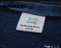 sewing labels custom brand labels clothing labels sewing machine fabric 100 cotton custom text md534