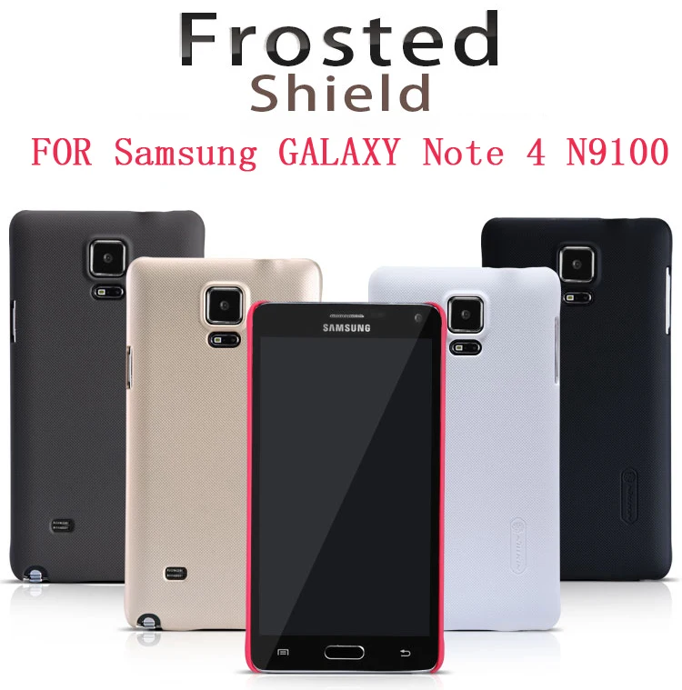 Чехол для samsung galaxy note 4 n9100 NILLKIN Super Frosted Shield с розничной упаковкой|case for htc sensation|case