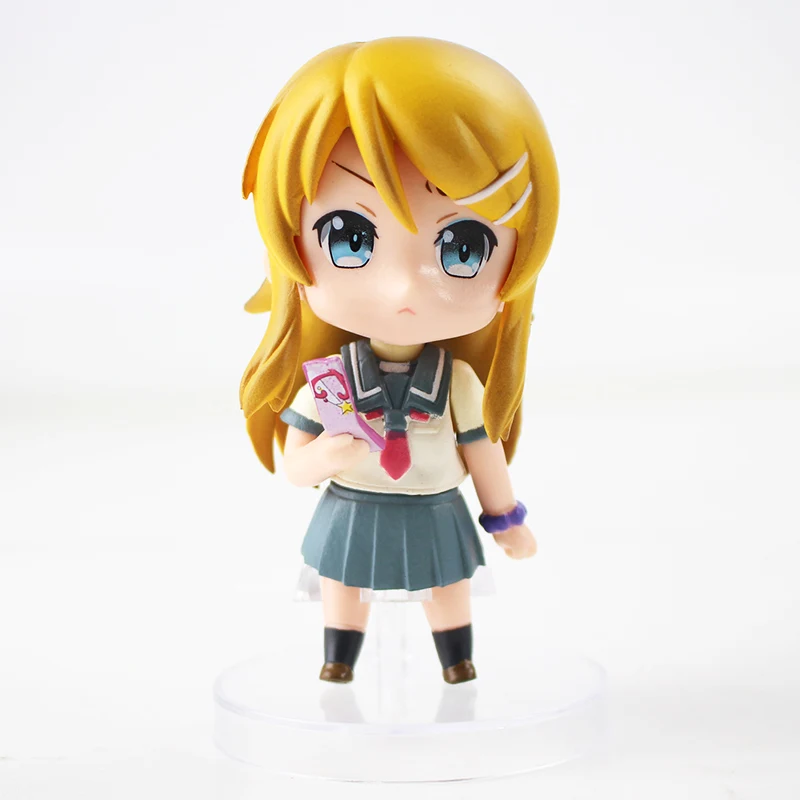 9 см Oreimo Kousaka kiriino#142 Q-version ПВХ фигурка Коллекционная модель игрушки милая кукла
