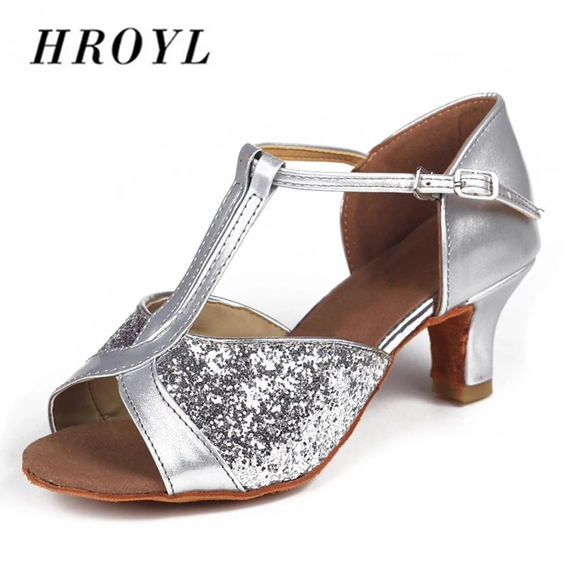 Бальные туфли для латинских танцев женщин/девушек высокое качество сатиновые с