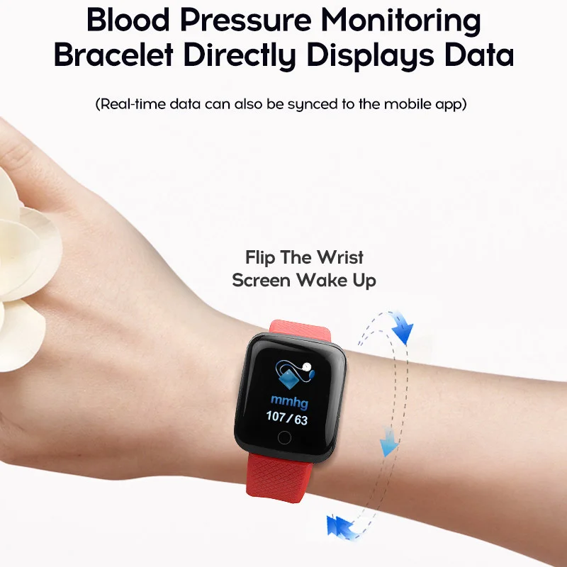 D13 Bluetooth Smart Watch Men Blood Pressure Women Heart Rate Monitor IOS GPS Sport for Android | Электроника