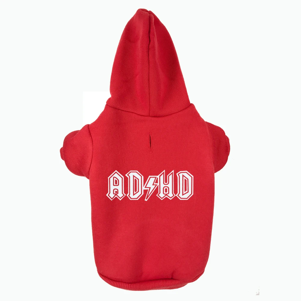 Комбинезон для ухода за щенками и большими собаками 4 цвета с принтом ADHD одежда