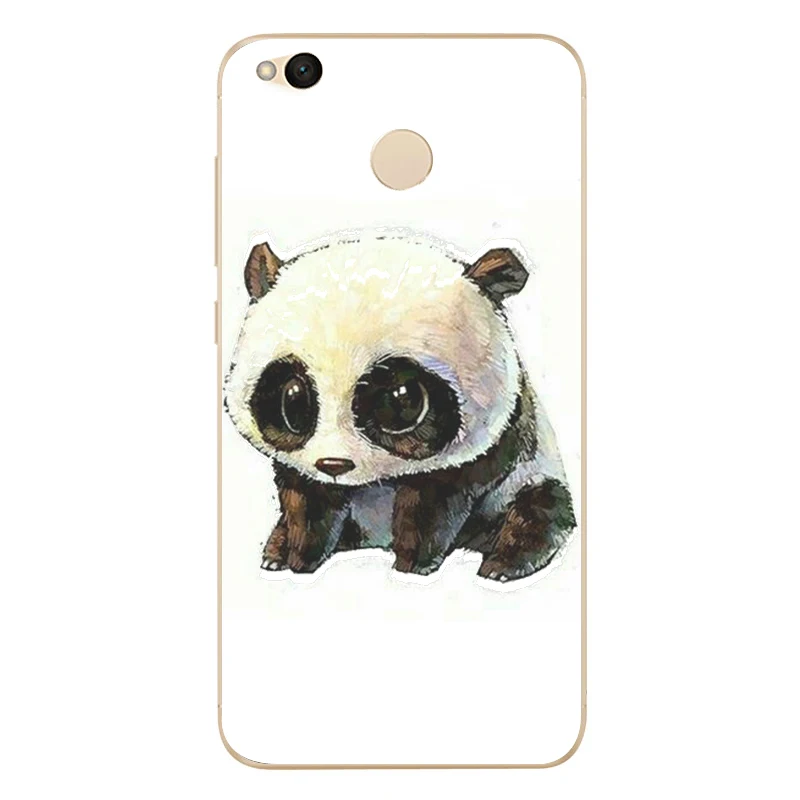 MLCRIYG Soft Phone Case For Xiaomi Redmi 4X TPU Cute Animal Cat Panda Rabbit Owl Dog Cases Cover Painted Design Fundas B109 |
