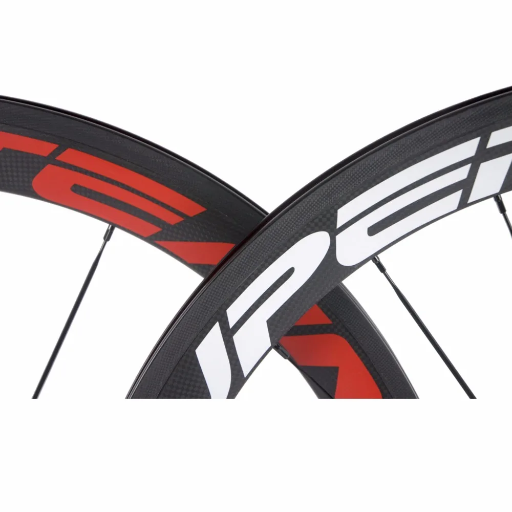 SUPERTEAM китайский углеродный клинчер колеса Набор дорожный велосипед 50 мм