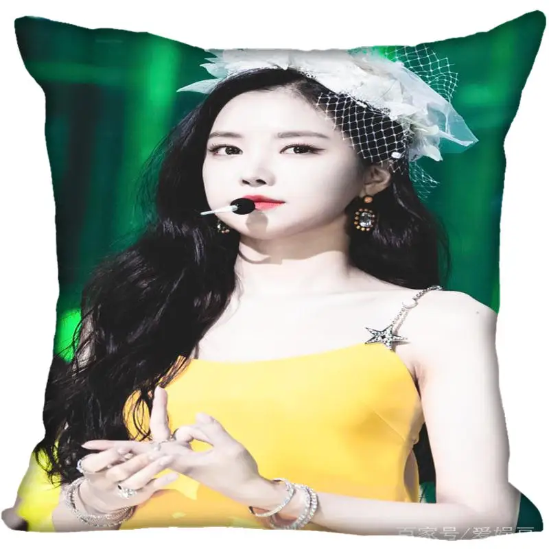 Новинка наволочки Apink Son Na Eun на заказ квадратные шелковые с принтом домашние