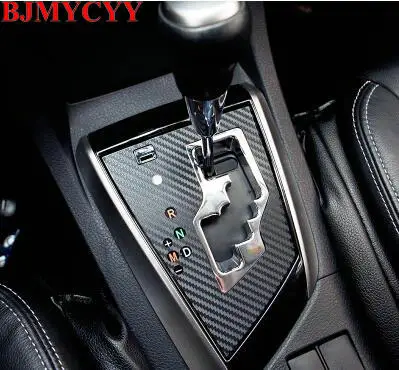 BJMYCYY Automobile gear panel decorative stickers for Toyota Corolla 2014 auto accessories car styling | Автомобили и мотоциклы