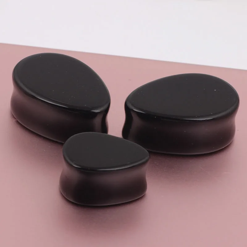 Каменные затычки для ушей туннели капли воды двойные ранцы Растяжитель Эспандер