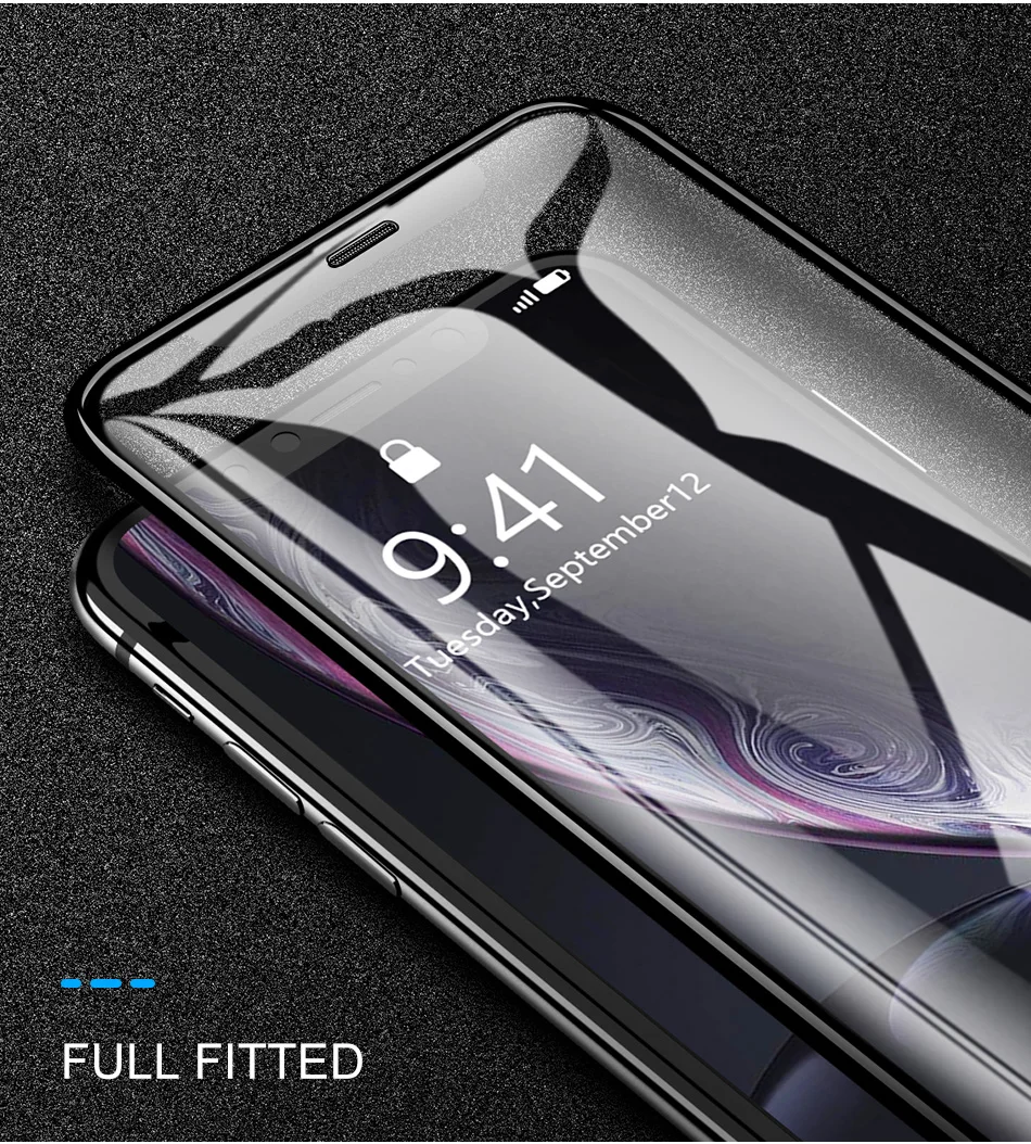 KISSCASE супер качество закаленное стекло для iPhone XR XS X воздушный фильтр закаленное стекло для iPhone XS Max XS пленка протектор экрана