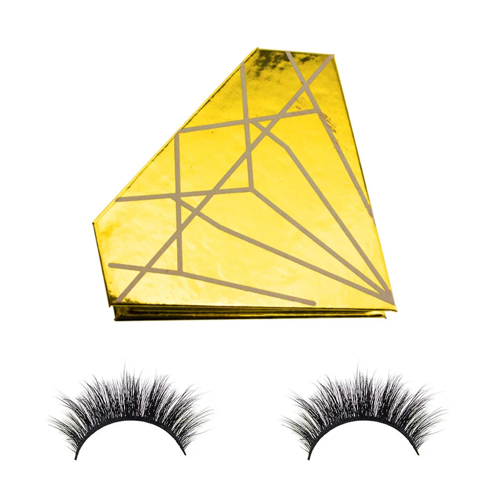 Корона ресниц 3d норковые ресницы накладные оптом упаковочная коробка личный