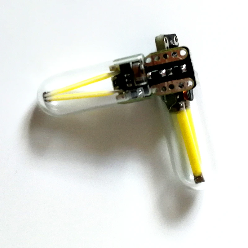 Светодиодные лампы YSY 200 шт./лот T10 W5W Led 192 168 Cob автомобильные с филаментом