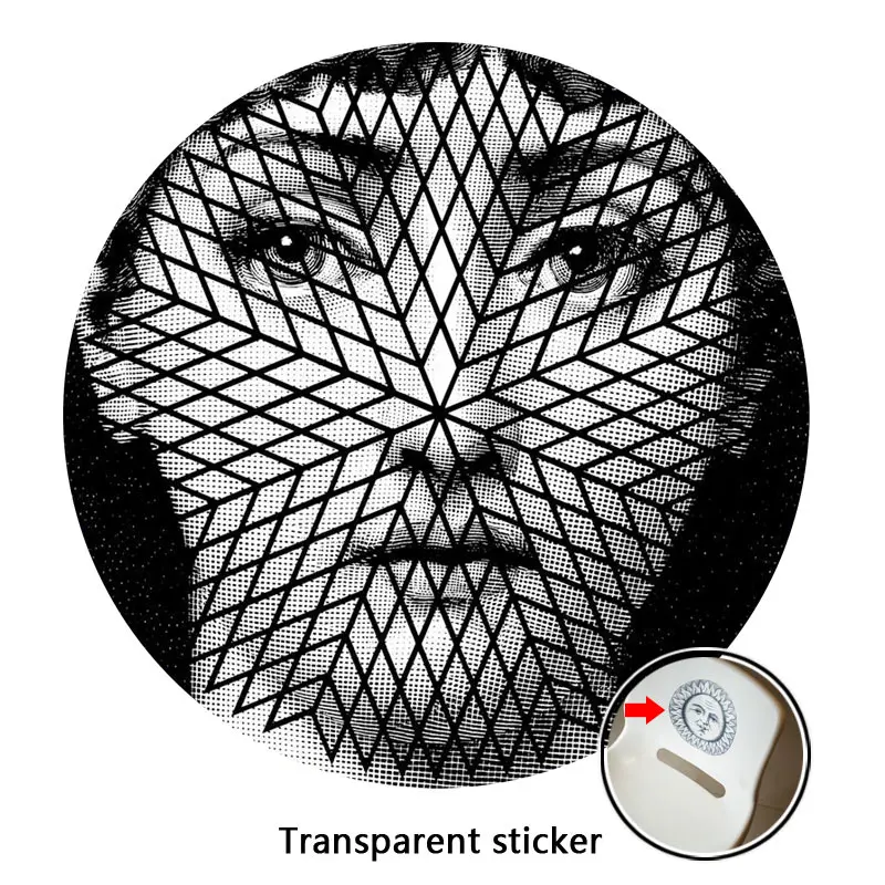 NO.169-196 дизайнерские обои Fornasetti, прозрачные наклейки на стену для украшения стен, гостиной, 1 шт - Цвет: 169