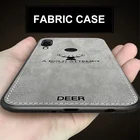 Тканевый чехол для Xiaomi Redmi Note 7 классический тканевый матовый мягкий жесткий чехол для Xiomi Xiaomi Redmi Note 7 Note7 7S чехлы для телефонов