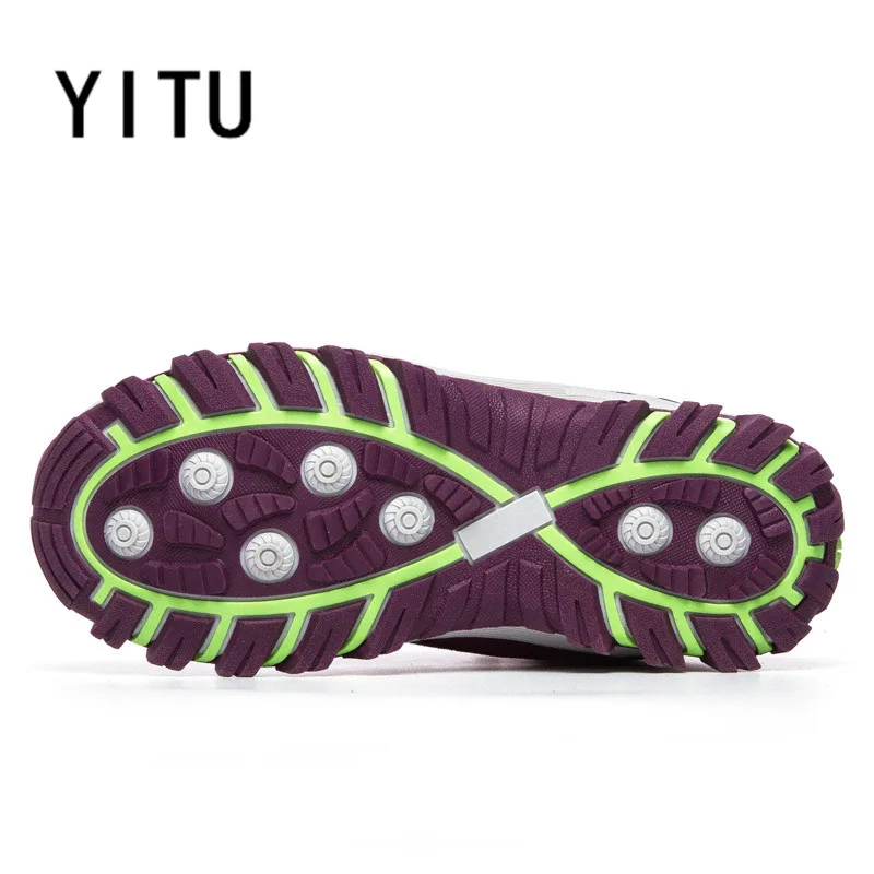 YITU Outventure женские походные кроссовки альпинистские высокие горный туризм Охота