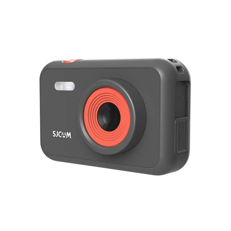 Черный SJCAM дети Камера 1080 P FunCam 2," ЖК-дисплей Экран видео Регистраторы подарок на день рождения развивающие цифровой фотографии детей Камера - Цвет: Черный