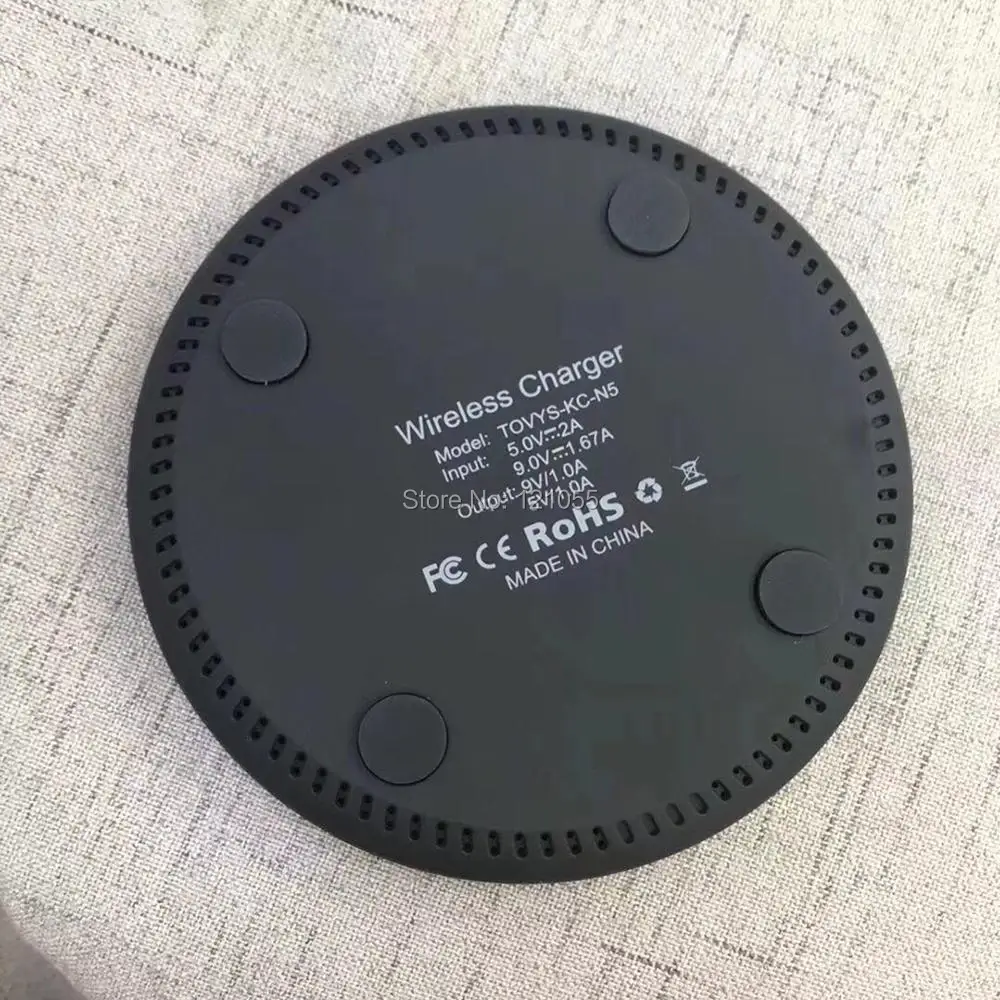 Qi Беспроводной Зарядное устройство для iPhone XS/X/8/7 plus 10W Быстрый Беспроводной взимать плату за samsung S9/S8/note8 телефона quick Зарядное устройство pad 500 шт./лот