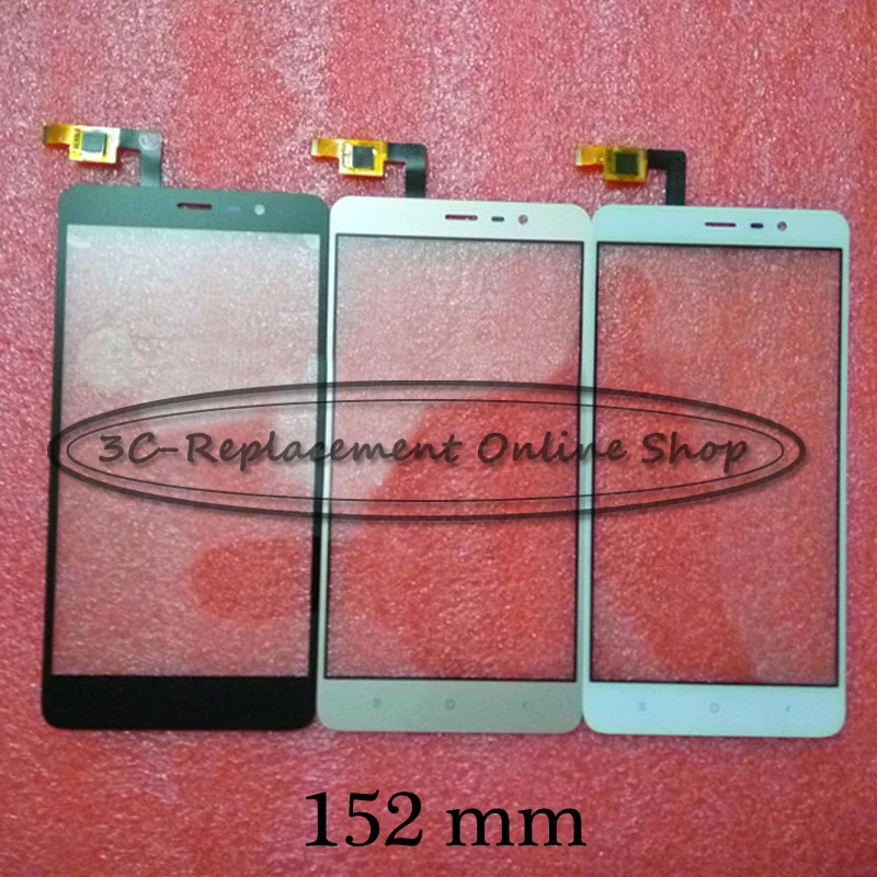 100% протестированный сенсорный экран дигитайзер стеклянный сенсор для Xiaomi Redmi Note 3