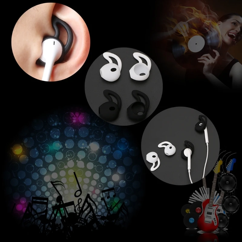 2 пары силиконовые вкладыши для наушников Apple Airpods iPhone 8 7 6 6S Plus 5|Аксессуары