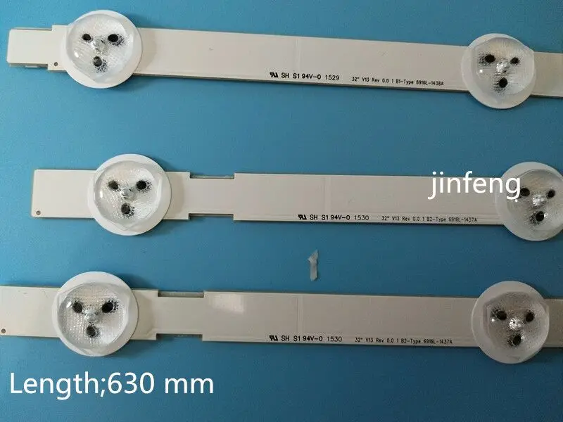Новинка! Светодиодная лента для подсветки 3шт * 7LED Идеальная замена 32LN541V 32LN540V B1/B2