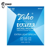 ziko 009 042 dn 009 electric guitar strings nickel wound hexangon alloy core musical instruments accessories