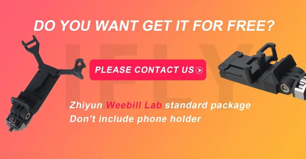 Zhiyun Weebill Lab вращающийся видоискатель держатель для телефона держатель для мобильного телефона держатель для Hohem iSteady Pro DJI Osmo мобильный Gimbal