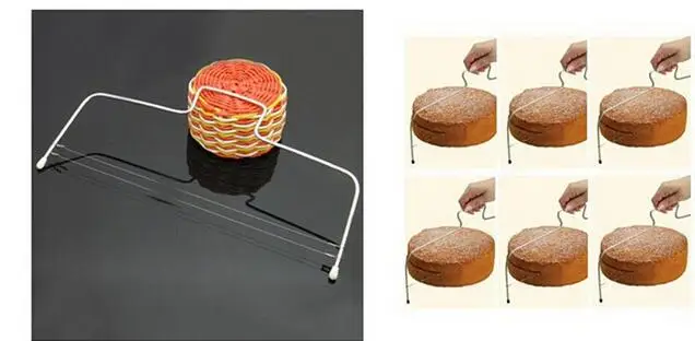 1 шт. Регулируемый слайсер для торта проволочный выравниватель 32 см кондитерский