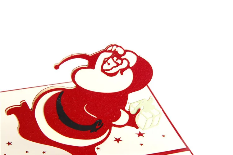 3D Рождественские мужские поздравительные открытки Ynaayu на день рождения