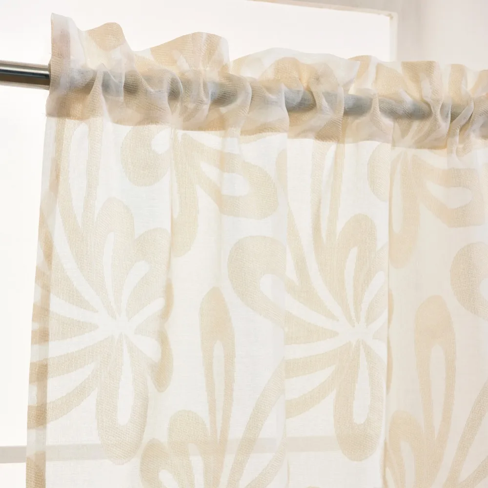 NAPEARL кухонный занавес жаккардовый дизайн Цветочный стиль Короткие шторы