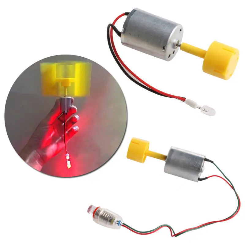 DC Micro Motor Small LED lights Wind Turbine Generator Blades | Компьютеры и офис