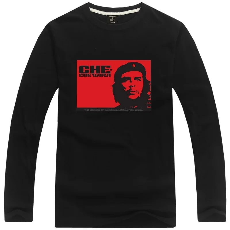 Che Guevara рок хип-хоп стиль футболка с длинным рукавом персонализированная