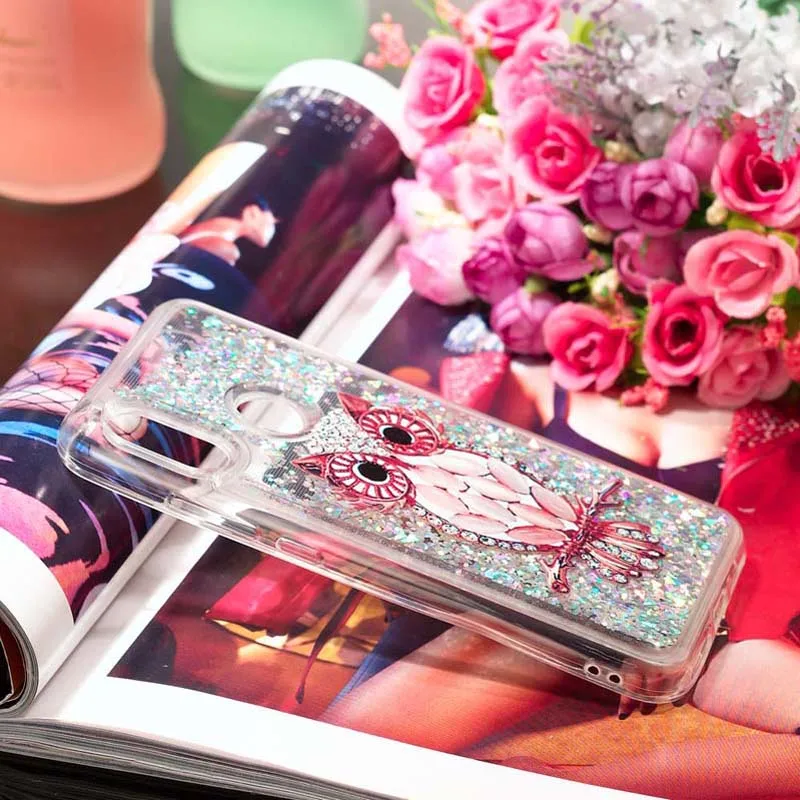 

Fashion Glitter Quicksand Soft Bling Case Phone Silicone Cover Shell Coque Funda for xiaomi Mi A2 Lite Redmi 6 Pro Note 6 Pro 7