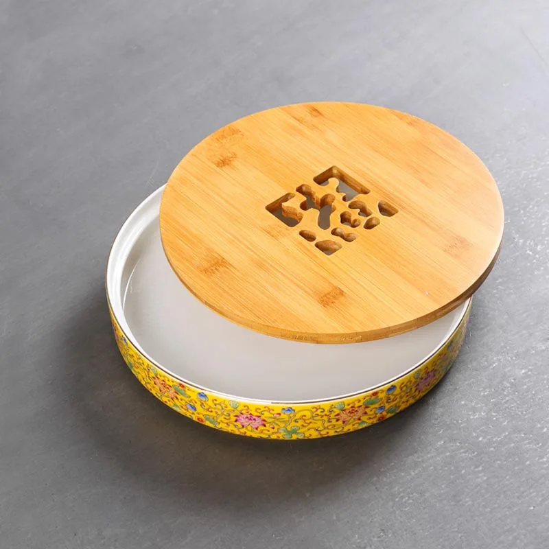Китайский Дворцовый стиль Qianlong винтажный цветной эмалированный фарфоровый