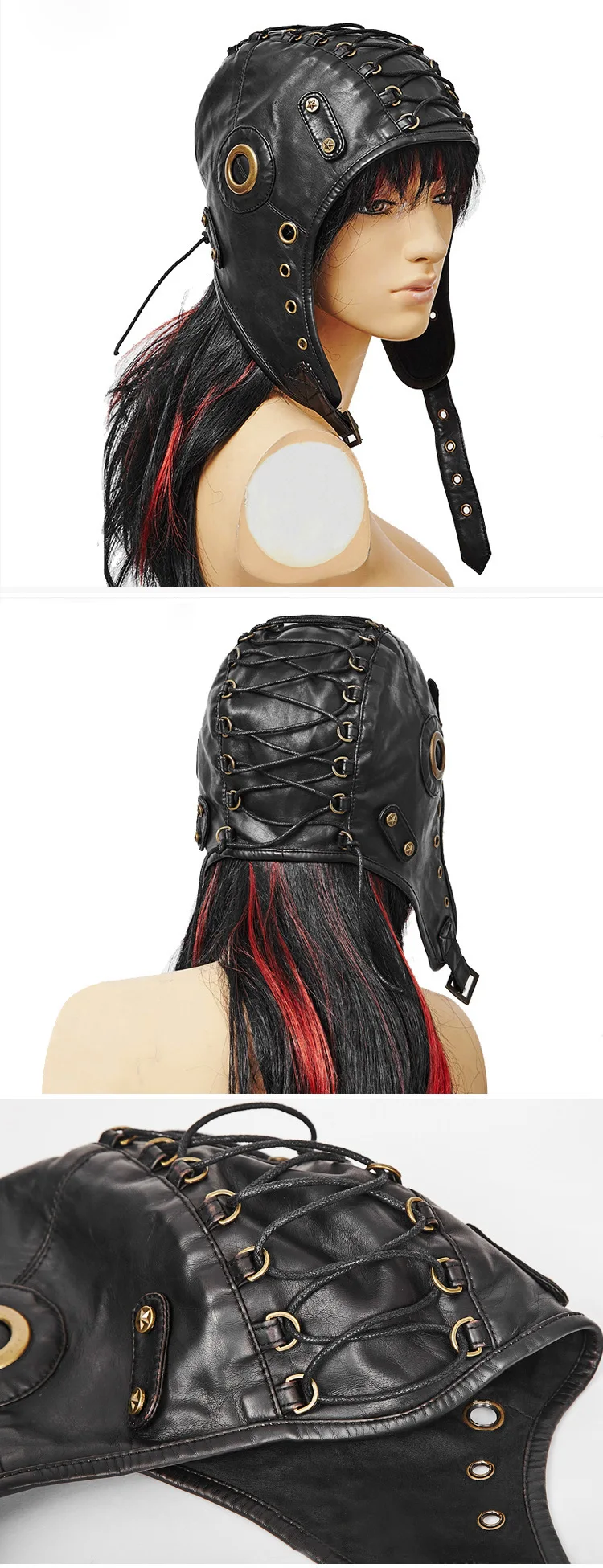 Gear Duke стимпанк шляпа стимпанк Винтаж из искусственной кожи летающие кепки millinery очки