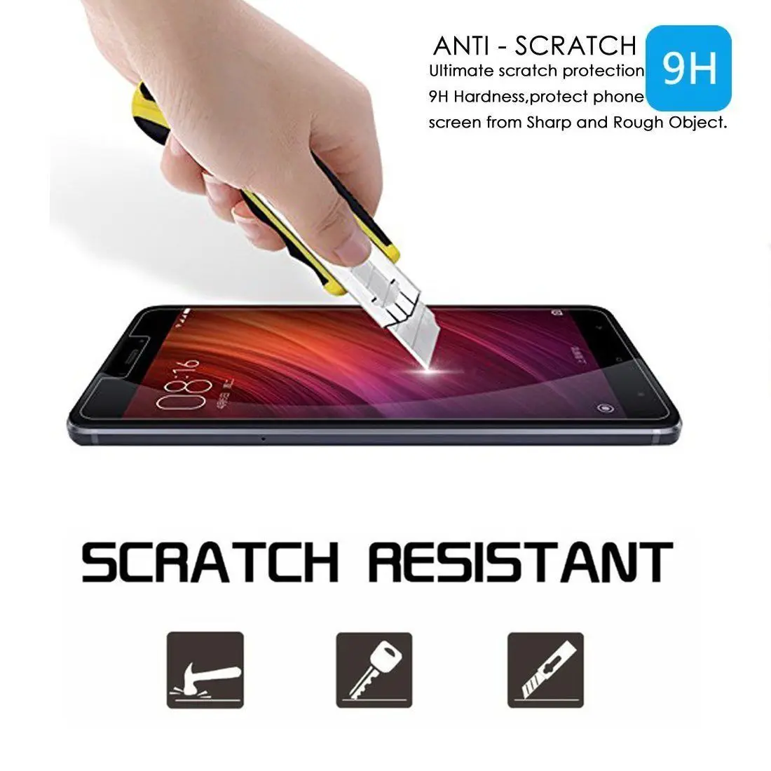 Tempered Glass For Xiaomi MiA1 Mi5X 9H 2.5D Mi A1 5X Screen Protector Redmi Note 4 4X 5 Plus Film Cover | Мобильные телефоны и